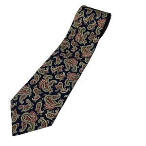 Brooks Brothers Makers Men’s 100% Silk Paisley 57” Necktie Made In USA